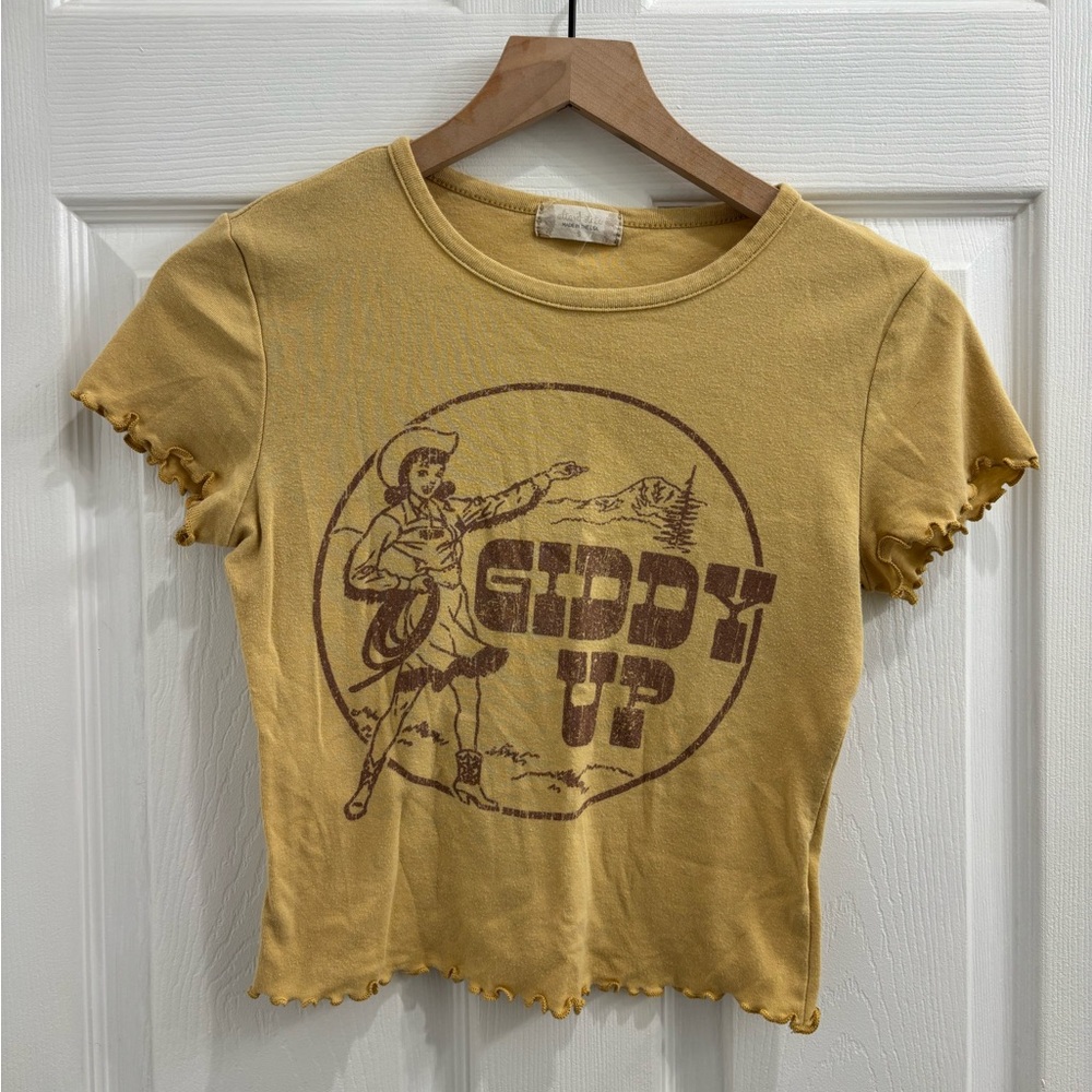 Altar’d State Giddy Up Graphic Baby Tee